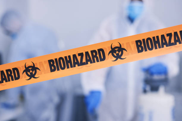 Professional Biohazard Cleanup technician working in Provincetown, MA
